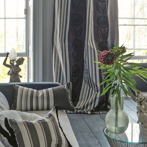 Tissu d'ameublement - ASTRAKHAN - DESIGNERS GUILD - pour rideaux / à rayures / à fleurs