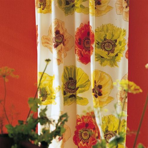 Tissu d'ameublement - GRAN PARADISO - DESIGNERS GUILD - pour rideaux / à rayures / à fleurs