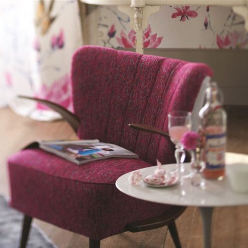 Tissu d'ameublement - PERREAU - DESIGNERS GUILD - à motif géométrique / uni / en velours