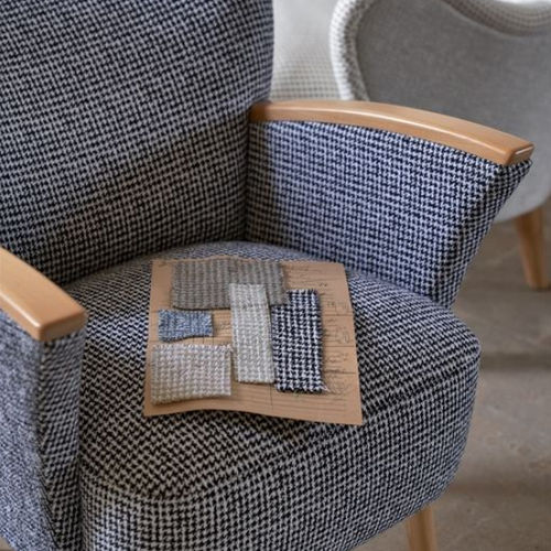 Tissu d'ameublement - LISBON - DESIGNERS GUILD - à carreaux / recyclé