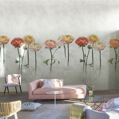 Papier peint contemporain - FOSCARI FRESCO - DESIGNERS GUILD - à motif / non tissé