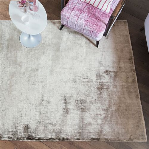 Tapis contemporain - EBERSON SLATE - DESIGNERS GUILD - uni / en polyester / rectangulaire