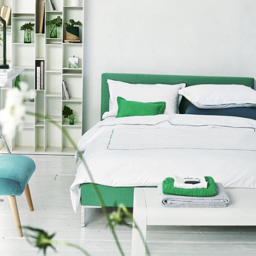 Linge de lit en coton - PIMLICO AQUA - DESIGNERS GUILD