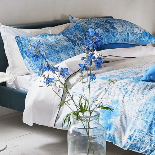 Linge de lit en coton - SATARI COBALT - DESIGNERS GUILD