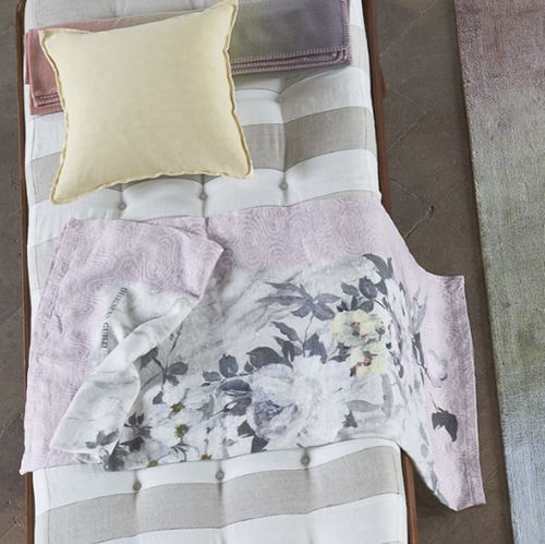 Plaid en lin - CARRARA FIORE GRANDE CAMEO  - DESIGNERS GUILD