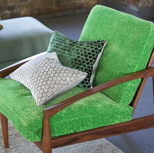 Tissu d'ameublement - CARTOUCHE  - DESIGNERS GUILD - pour rideaux / à motif / en polyester