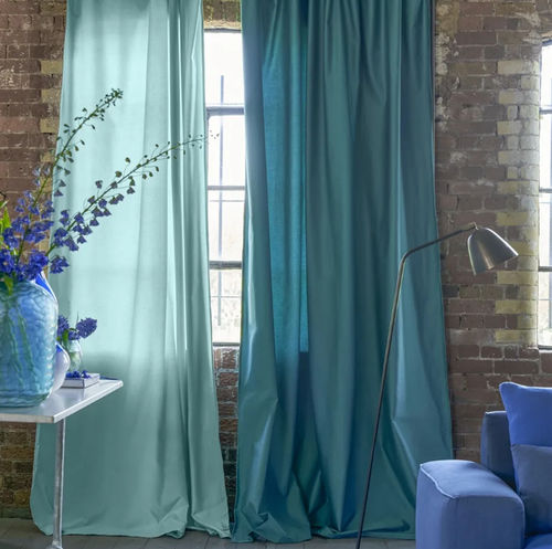 Tissu d'ameublement - PERLEDO  - DESIGNERS GUILD - pour rideaux / uni / en coton