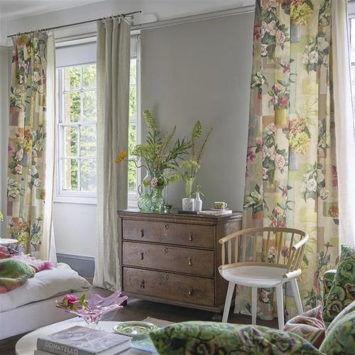 Tissu pour rideaux - POTTERY STUDIO  - DESIGNERS GUILD - pour store enrouleur / mural / à motif