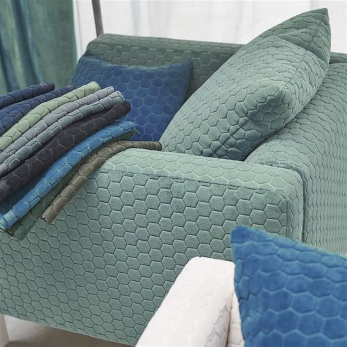 Tissu d'ameublement - FLORENTINE    - DESIGNERS GUILD - pour rideaux / pour store enrouleur / à motif géométrique