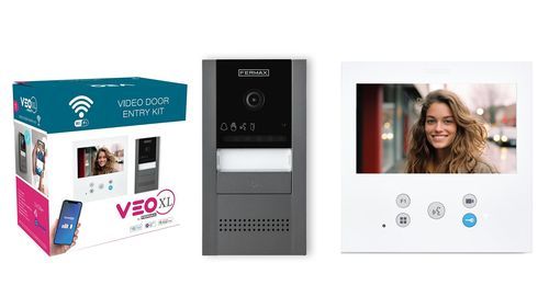Visiophone en métal - CORA VEO-XL - FERMAX ELECTRÓNICA - en saillie / avec caméra / à écran