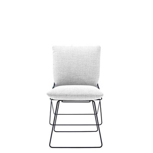 Chaise contemporaine - SOF SOF  - DRIADE - d'intérieur / en acier / en cuir