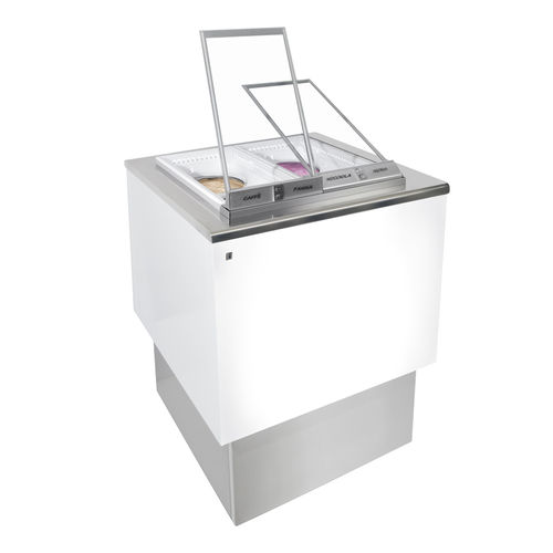 Vitrine réfrigérée comptoir - FAST PANORAMA® - IFI - pour commerce / blanche / avec porte