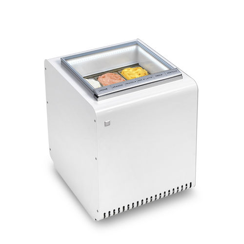 Vitrine réfrigérée comptoir - BIT - IFI - pour commerce / blanche / avec porte battante