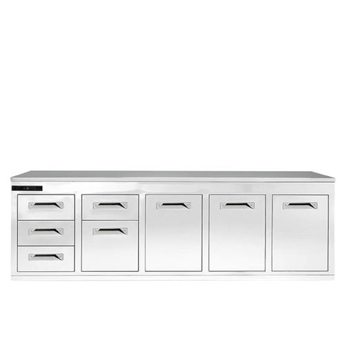 Comptoir réfrigéré professionnel - LEADER - IFI - 3 portes / 4 portes / 9 tiroirs