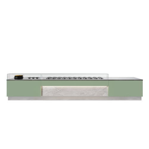Comptoir réfrigéré pour bar - YES 04 - IFI - pour commerce / pour glace / modulable