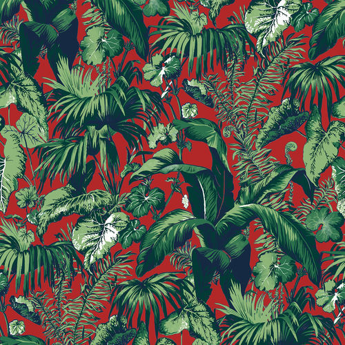 Papier peint contemporain - FEUILLAGE - EDMOND PETIT - en textile non-tissé / à motif nature / aspect tissu