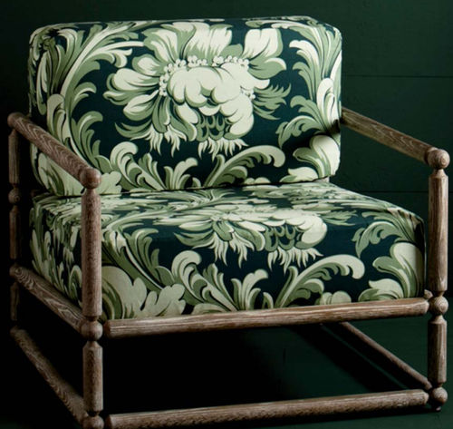 Tissu d'ameublement - MAC MAHON - EDMOND PETIT - pour rideaux / à fleurs / en coton