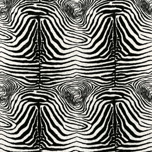 Tissu d'ameublement - BRAGANCE ZEBRE - EDMOND PETIT - à motif peau de bête / en coton / en lin