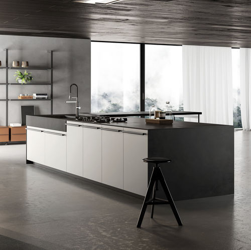 Cuisine contemporaine - E1  - EFFETI INDUSTRIE - en aluminium / en Fenix NTM® / en stratifié