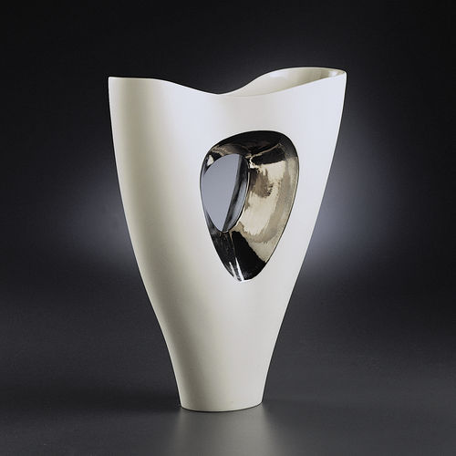 Vase contemporain - PFL-2002D - FOS CERAMICHE - en porcelaine / fait main