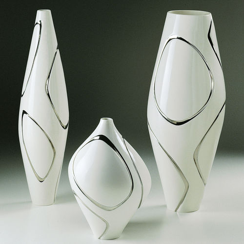 Vase contemporain - BS-2003 D / B-2003 D / PF-2003 D - FOS CERAMICHE - en porcelaine / fait main