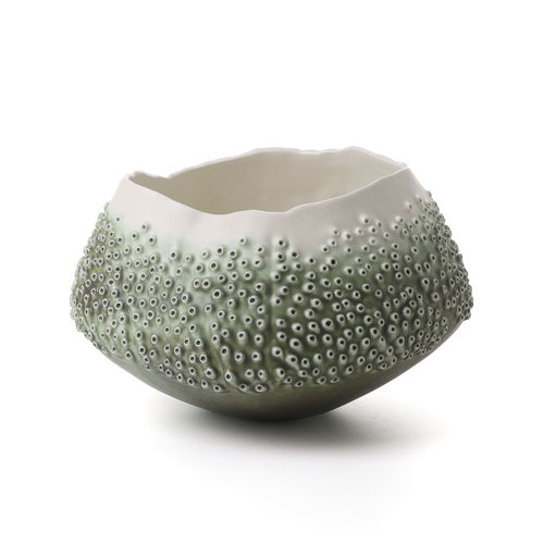 Bol en porcelaine - OCEANO GREEN  - FOS CERAMICHE - contract / contemporain / fait main