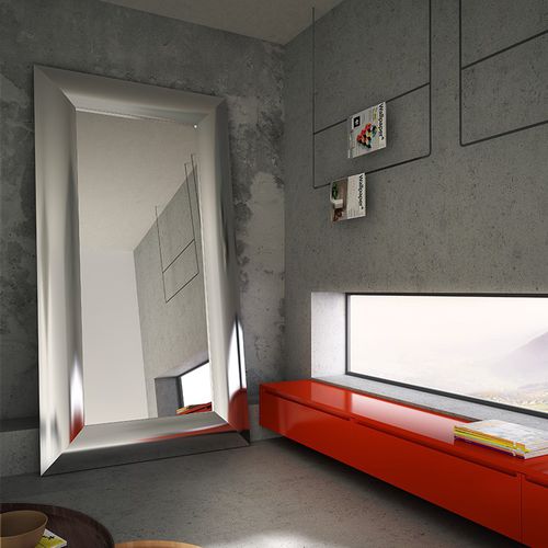 Radiateur miroir - H 2000 - AD hoc - à eau chaude / 1001 w...1500 w / 1501 w...2000 w
