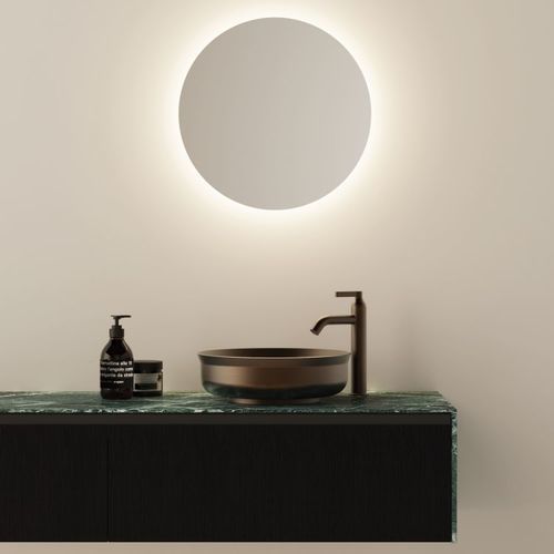Vasque à poser - UNIDICI INOX - AGAPE - en acier / sur mesure / ronde