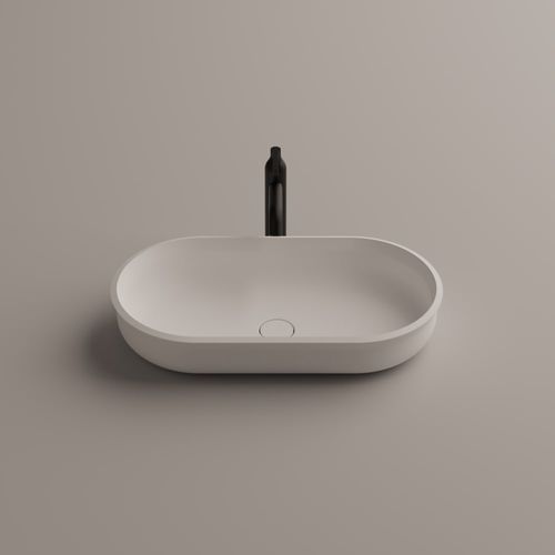 Vasque à poser - Undici - AGAPE - en Solid Surface / sur mesure / ovale