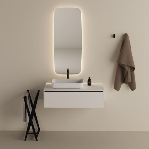 Miroir mural - SEPPIA - AGAPE - professionnel / contemporain / elliptique