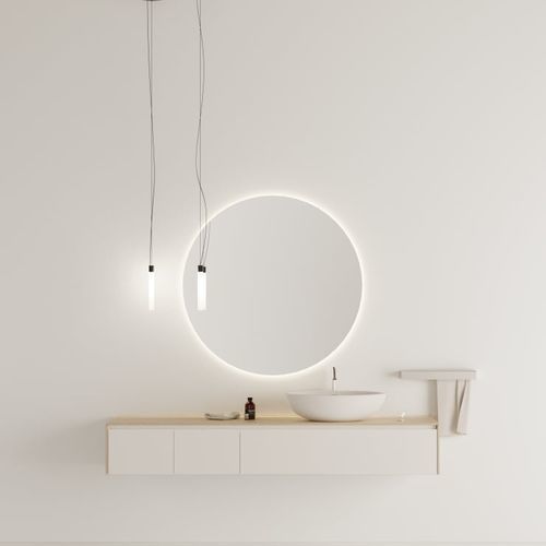 Miroir mural - Memory - AGAPE - contemporain / rond / transparent