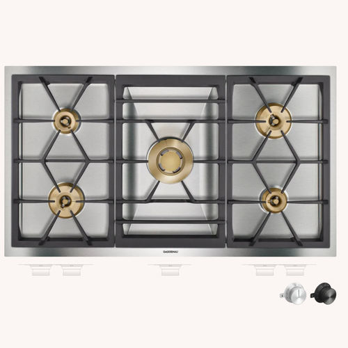 Table de cuisson à gaz - VG491115F - GAGGENAU - 5 foyers / encastrable / avec manettes