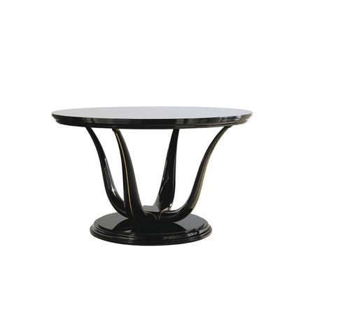 Table à manger classique - MILANO : CORALLO COR 62B - GALIMBERTI NINO - en bois massif / ronde / résidentielle