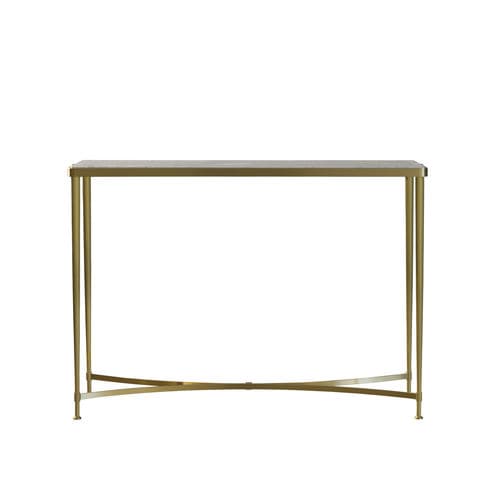 Console contemporaine - MILANO : FERRANDO   - GALIMBERTI NINO - en marbre / avec piètement en laiton / rectangulaire