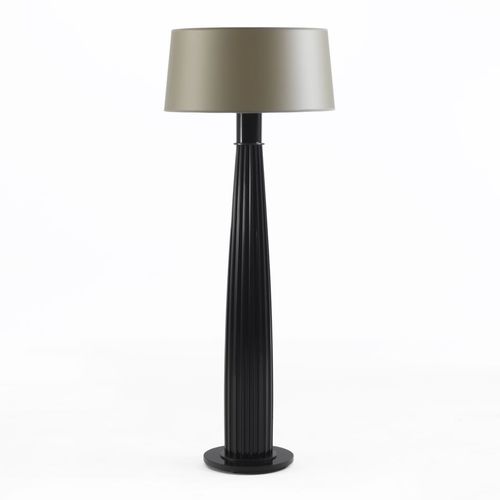 Lampe de sol - MILANO : ORLANDO ORL 16F - GALIMBERTI NINO - en soie / en bois massif / classique
