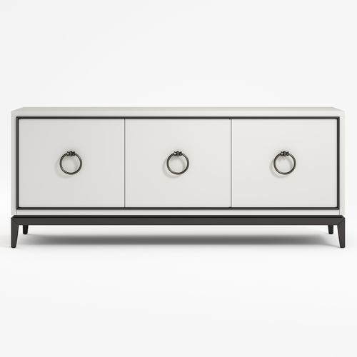 Buffet contemporain - PARIS : ASMARA 3 ASM 83C - GALIMBERTI NINO - en bois laqué / en bois massif / en eucalyptus
