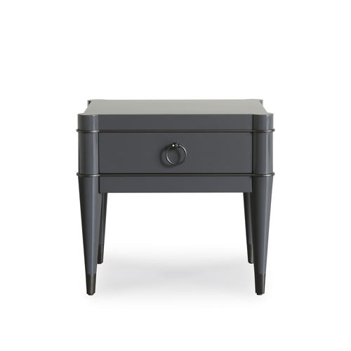 Table de chevet classique - MILANO : AMBRA 1  AMB 44R - GALIMBERTI NINO - en bois laqué / en bois massif / rectangulaire