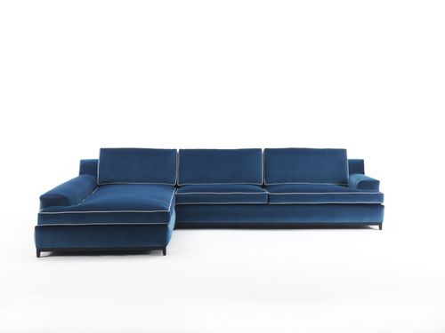 Canapé modulable - HUGO HUG C11 - GALIMBERTI NINO - classique / en tissu / avec coussin amovible