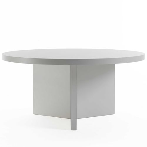 Table à manger contemporaine - PARIS : MORGAN MOR 23C - GALIMBERTI NINO - en bois laqué / en placage de bois / en eucalyptus