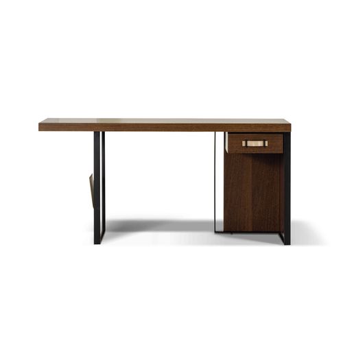 Bureau contemporain - KOBE KOB 02B - GALIMBERTI NINO - en chêne / en placage de bois / en ébène