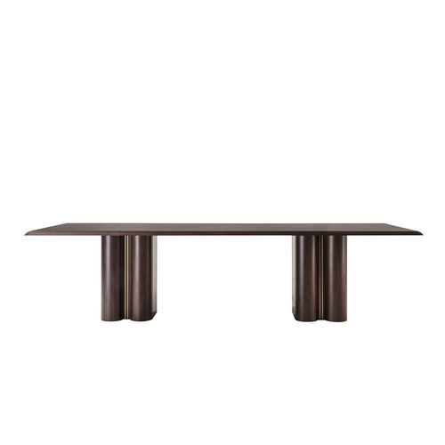 Table à manger contemporaine - TOMO 300 - GALIMBERTI NINO - en bois / avec piètement en bois / rectangulaire