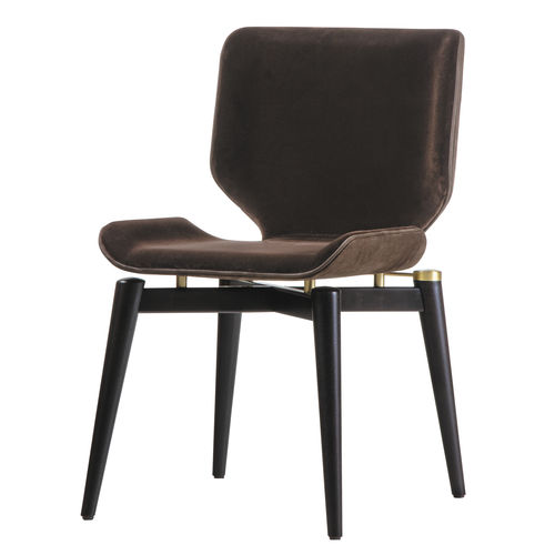 Chaise contemporaine - EGLE EGL 14B - GALIMBERTI NINO - d'intérieur / en tissu / en cuir