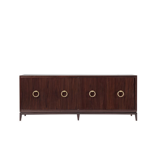 Buffet contemporain - ASMARA WO ASM 84D - GALIMBERTI NINO - en bois laqué / en bois massif / blanc