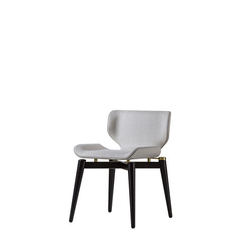 Chaise contemporaine - EGLE EGL 25C - GALIMBERTI NINO - d'intérieur / en tissu / avec piètement en bois