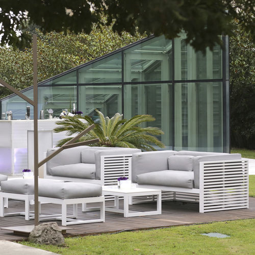 Canapé modulable - DNA 2 - GANDIA BLASCO - contemporain / d'extérieur / en tissu déperlant