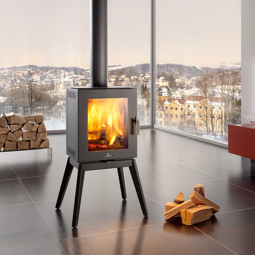 Poêle en acier - BONN - Max Blank GmbH - à bois / à granulés / 5 kW - 10 kW
