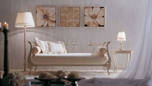 Lit simple - SICHE SOFA - GIUSTI PORTOS - classique / en fer forgé