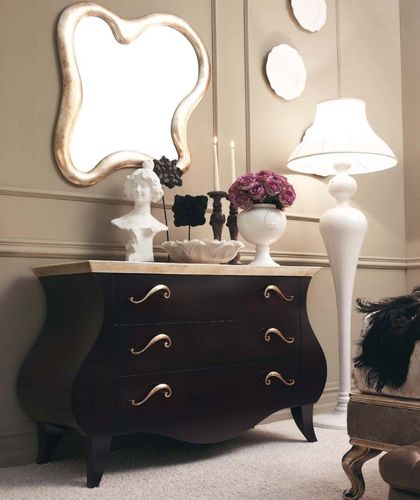 Commode design nouveau baroque - GLAMOUR - GIUSTI PORTOS - en bois / non spécifié / marron