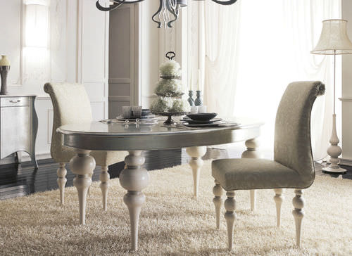 Table à manger de style - DOLCEVITA - GIUSTI PORTOS - en bois / ovale / résidentielle