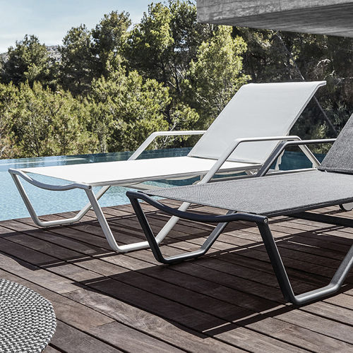 Bain de soleil contemporain - 180 - GLOSTER - en tissu / en aluminium / de jardin
